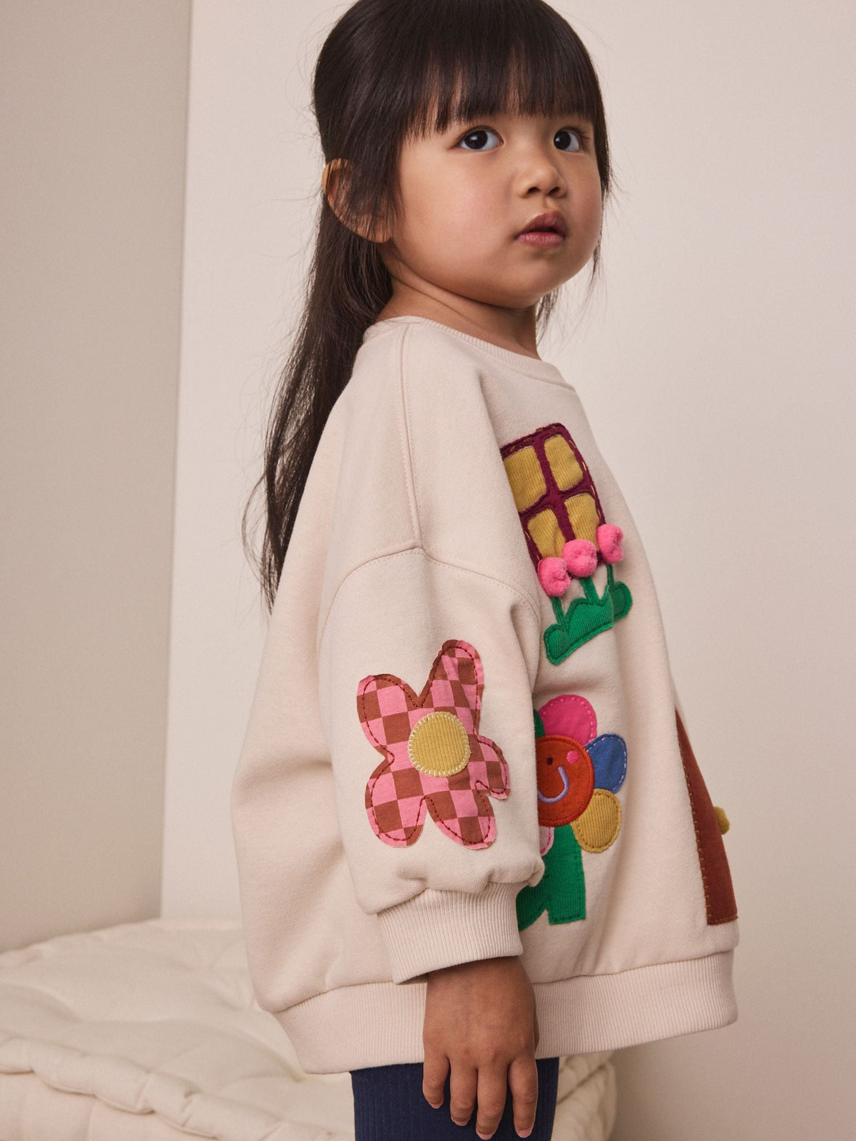 Cream House Sweatshirt and Leggings Set (3mths-7yrs)