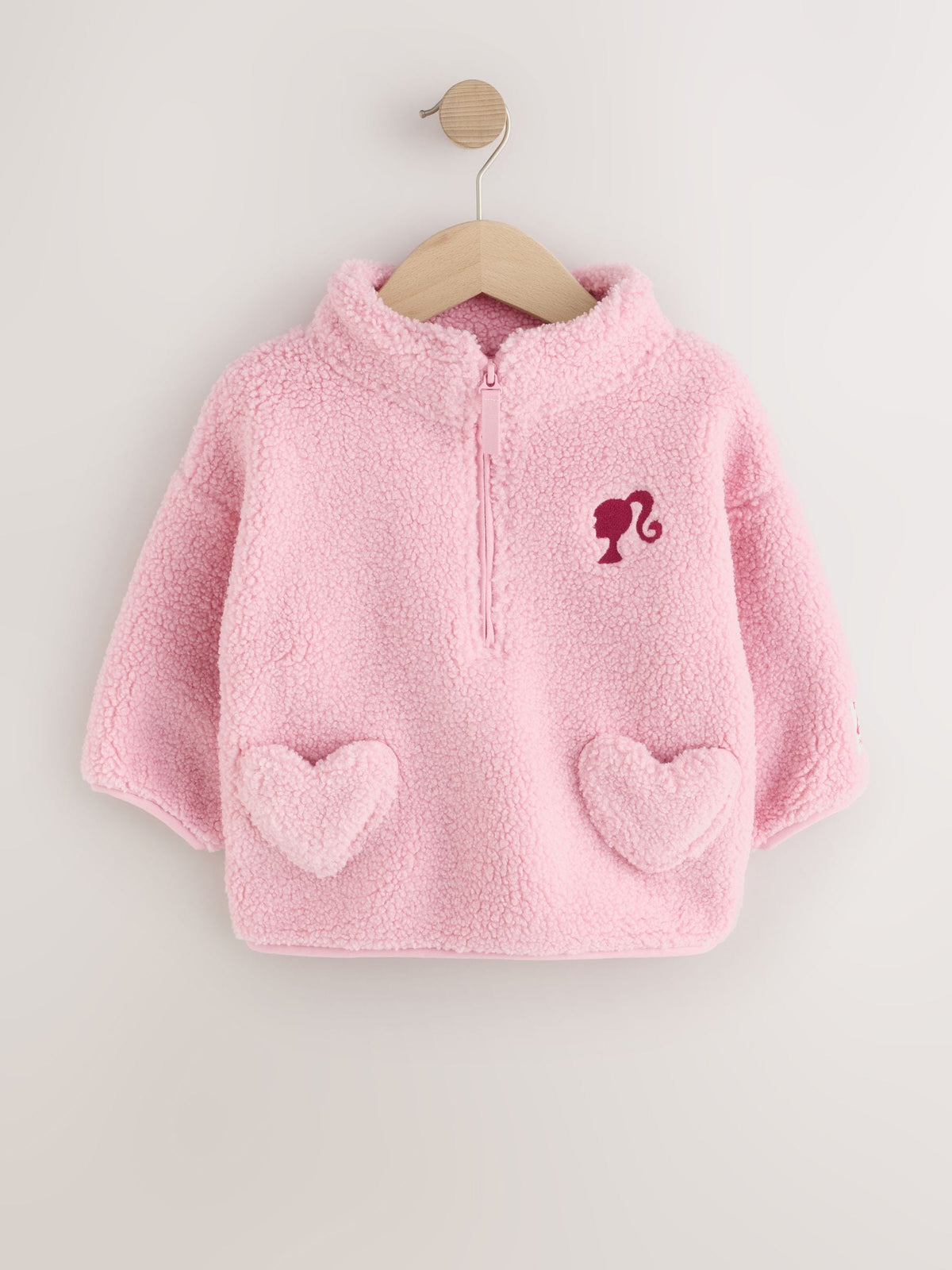 Pink Barbie Half Zip Fleece (3mths-7yrs)