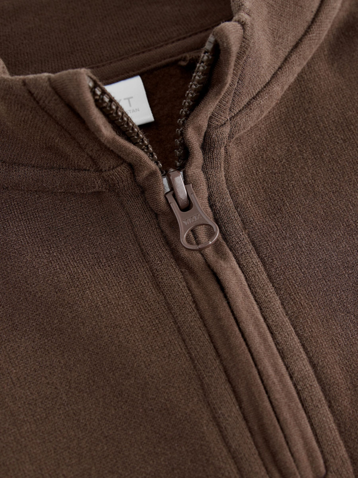 Chocolate Brown Quarter Zip Sweatshirt (3mths-7yrs)