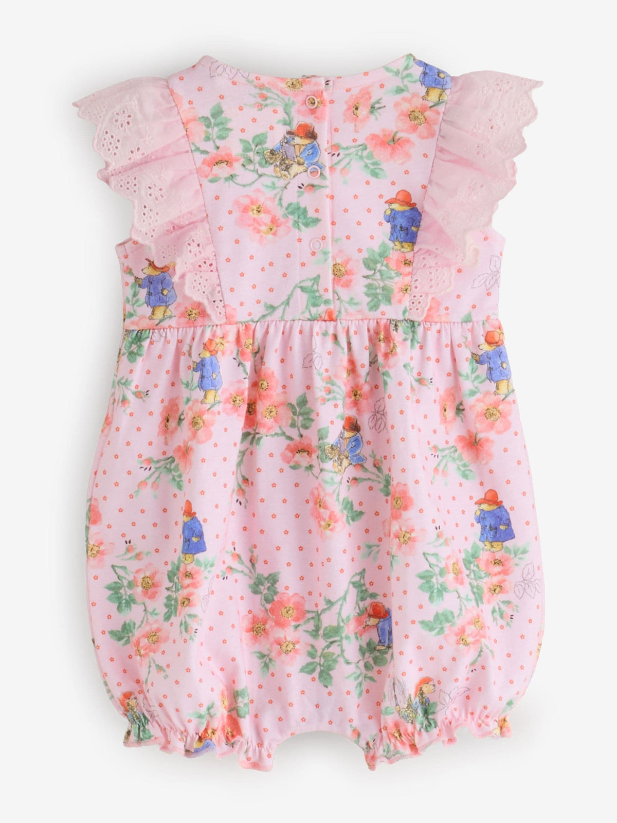 Pink Floral Cath Kidston Paddington Bear Baby Romper