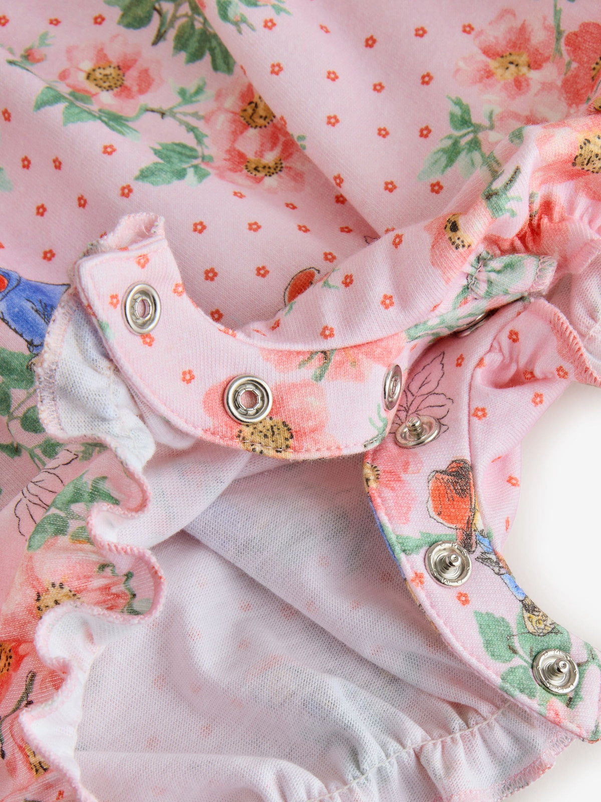 Pink Floral Cath Kidston Paddington Bear Baby Romper
