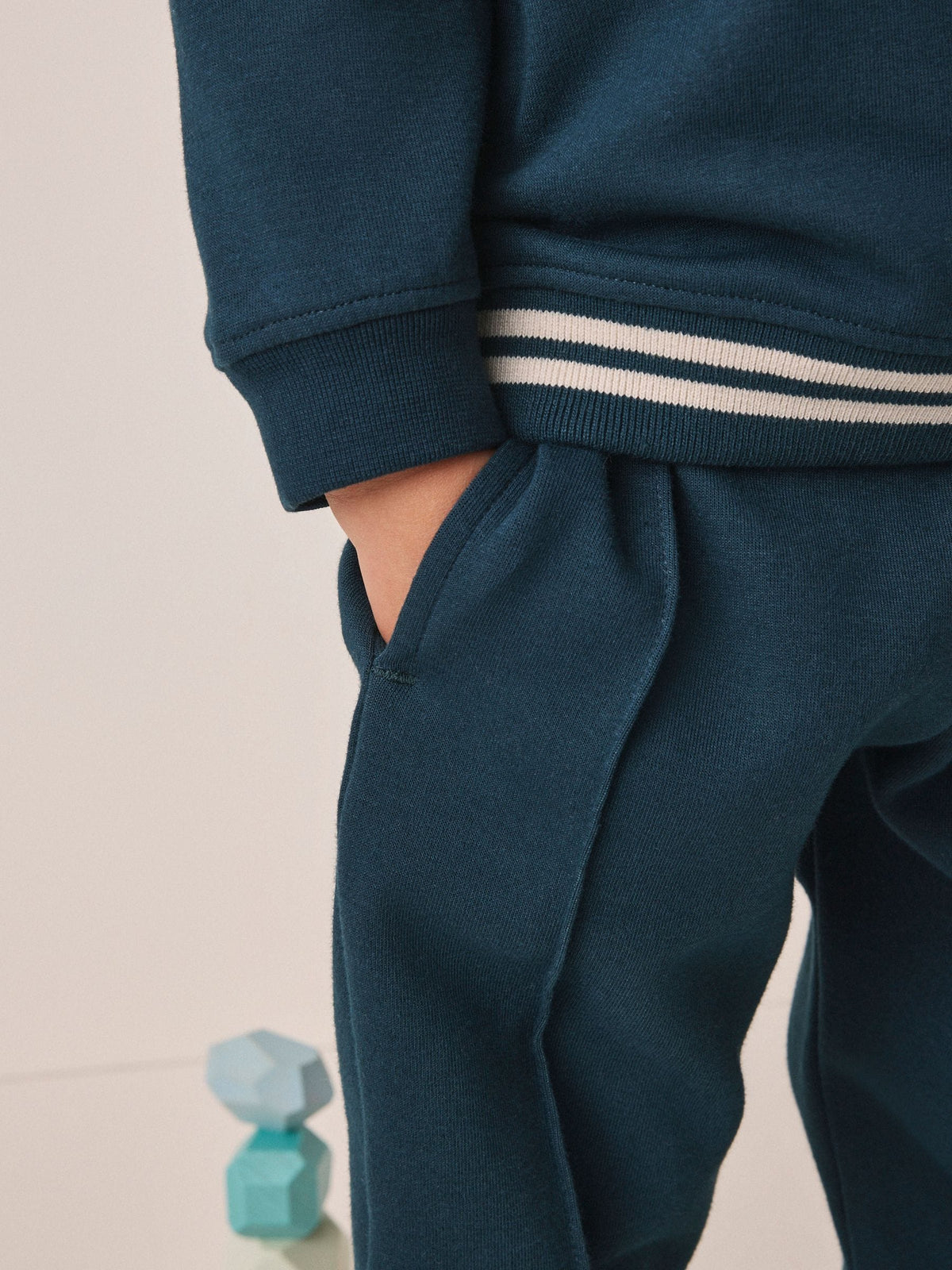 Neutral Polo Joggers Set (3mths-7yrs)