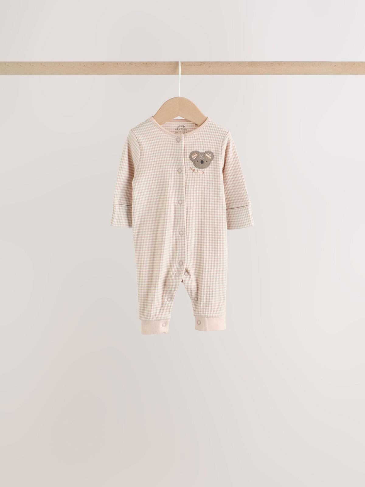 Neutral Safari Baby Sleepsuits 4 Pack (0mths-3yrs)