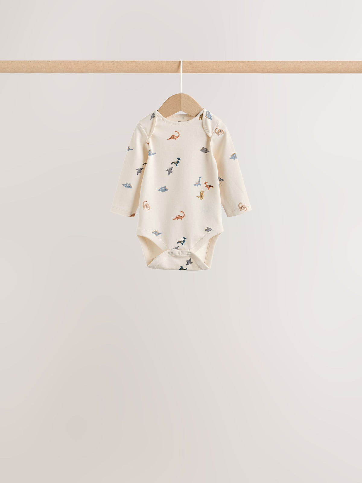 Blue Character Long Sleeve Baby Bodysuit 7 Pack