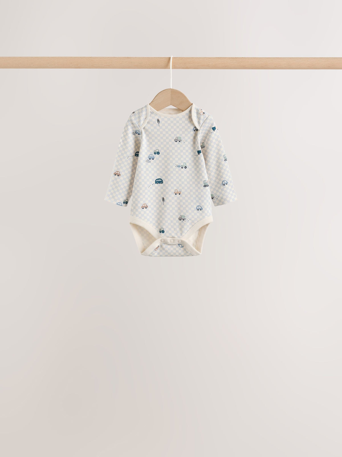 Blue Character Long Sleeve Baby Bodysuit 7 Pack