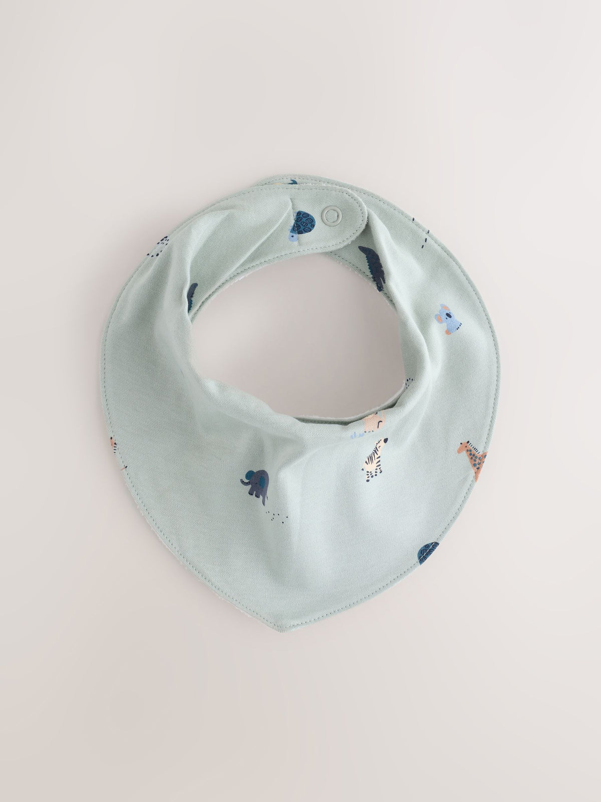 Blue Mini Character Baby Dribble Bibs 5 Pack