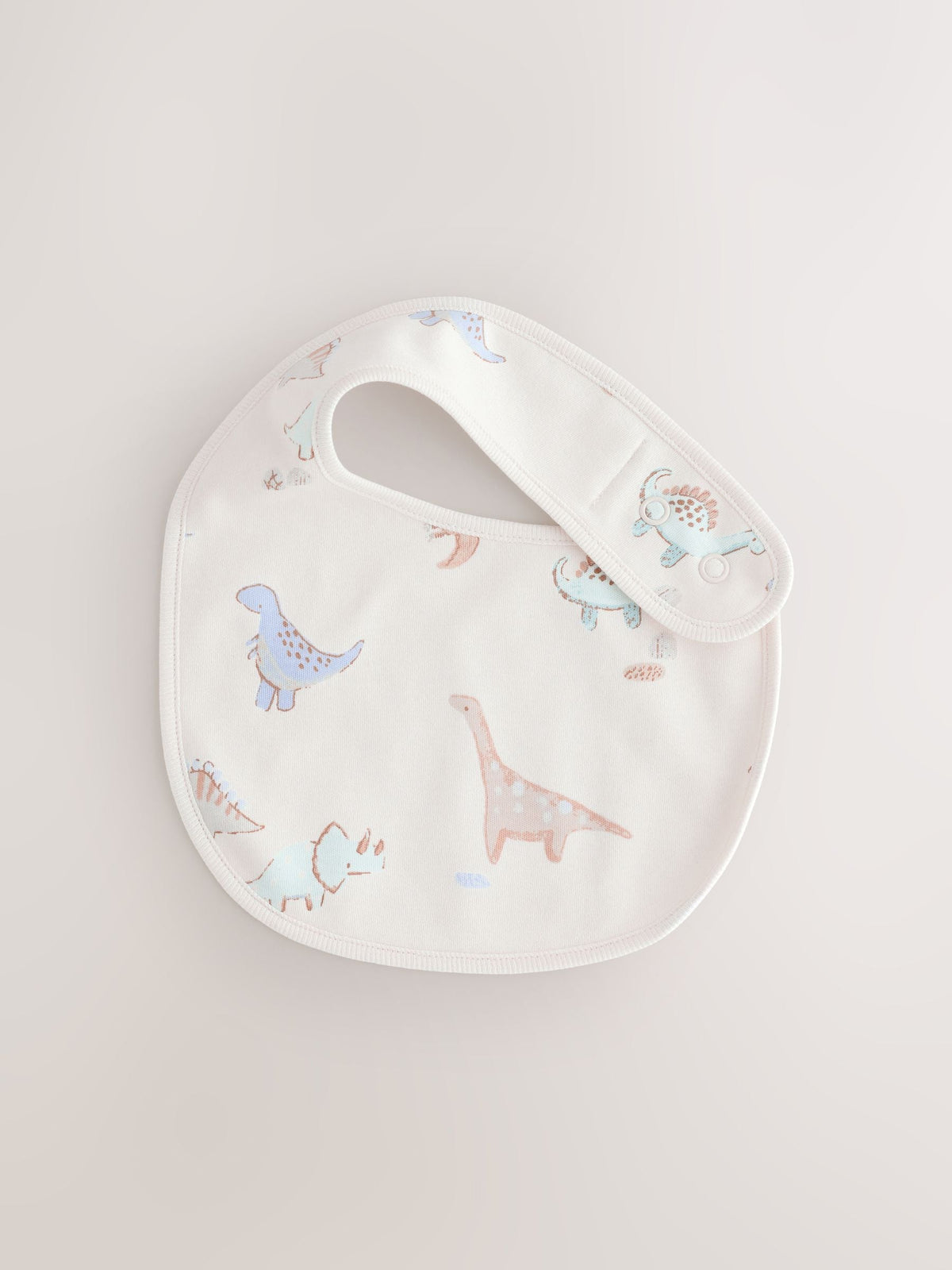 Neutral Dinosaur Baby Bibs 3 Pack
