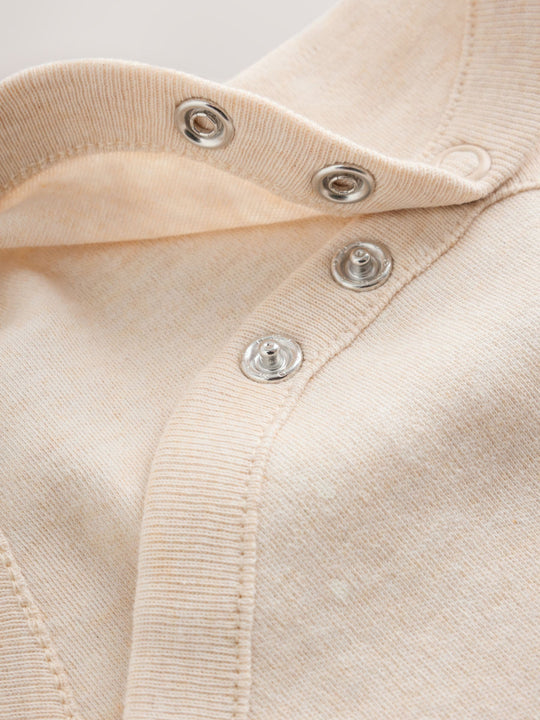 Neutral I Love My Daddy Long Sleeve Baby Bodysuit