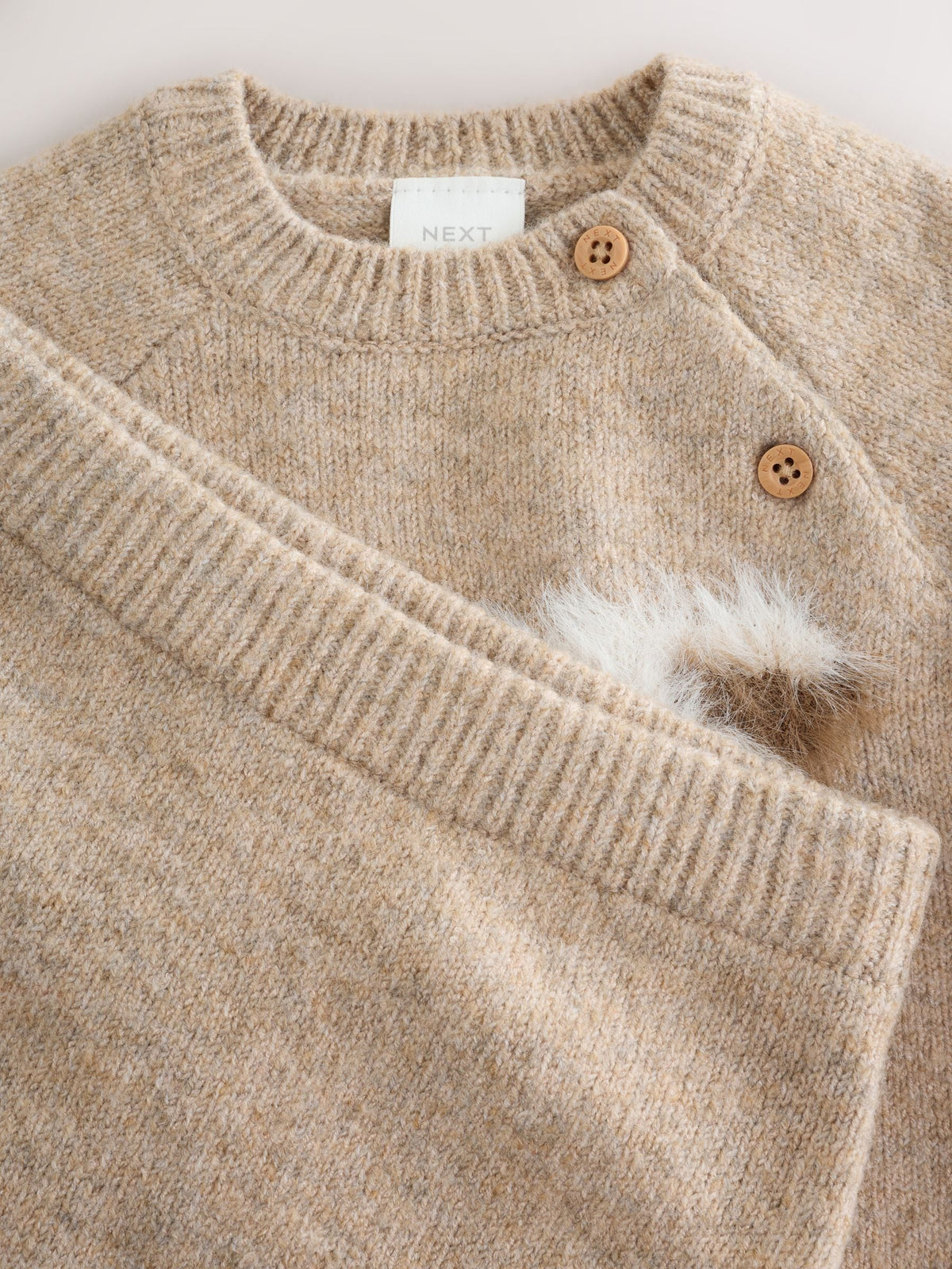 Brown Sheep Baby Knitted Jumper and Leggings Set (0mths-2yrs)