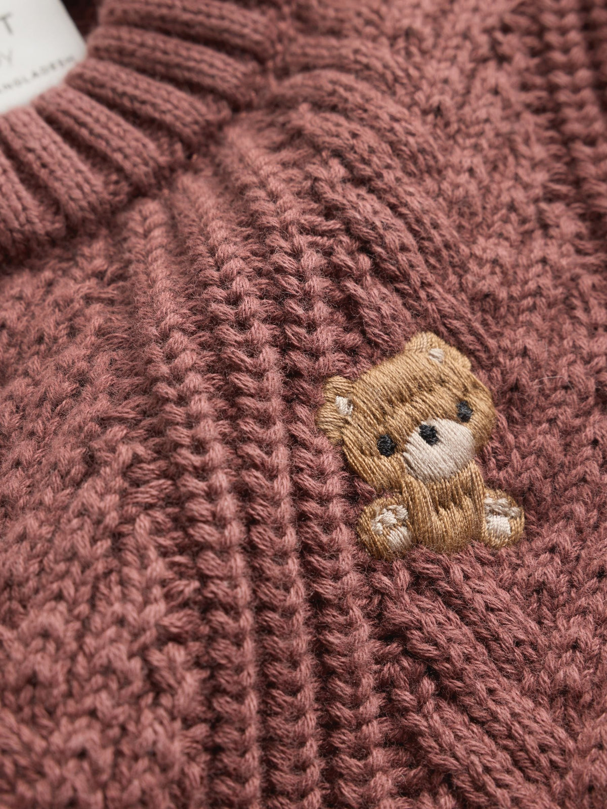 Chocolate Brown Cable Knit Jumper and Leggings Set (0mths-2yrs)