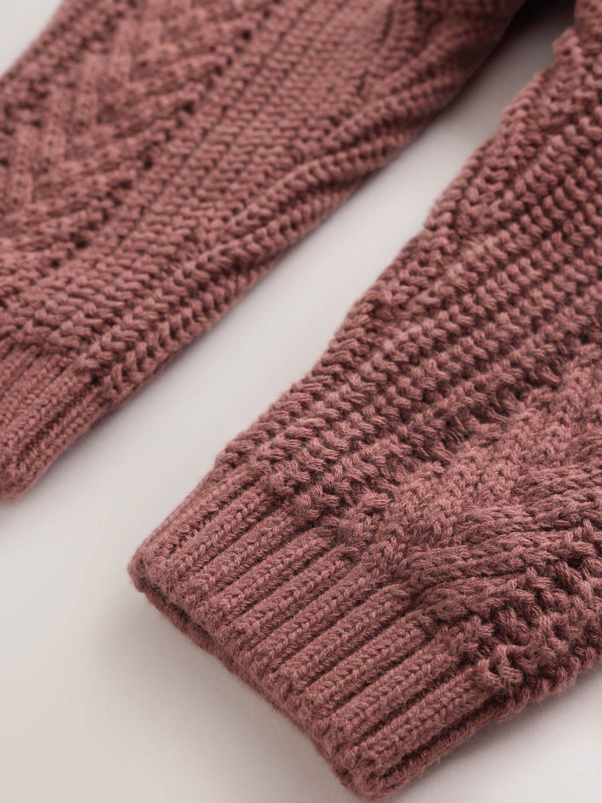 Chocolate Brown Cable Knit Jumper and Leggings Set (0mths-2yrs)