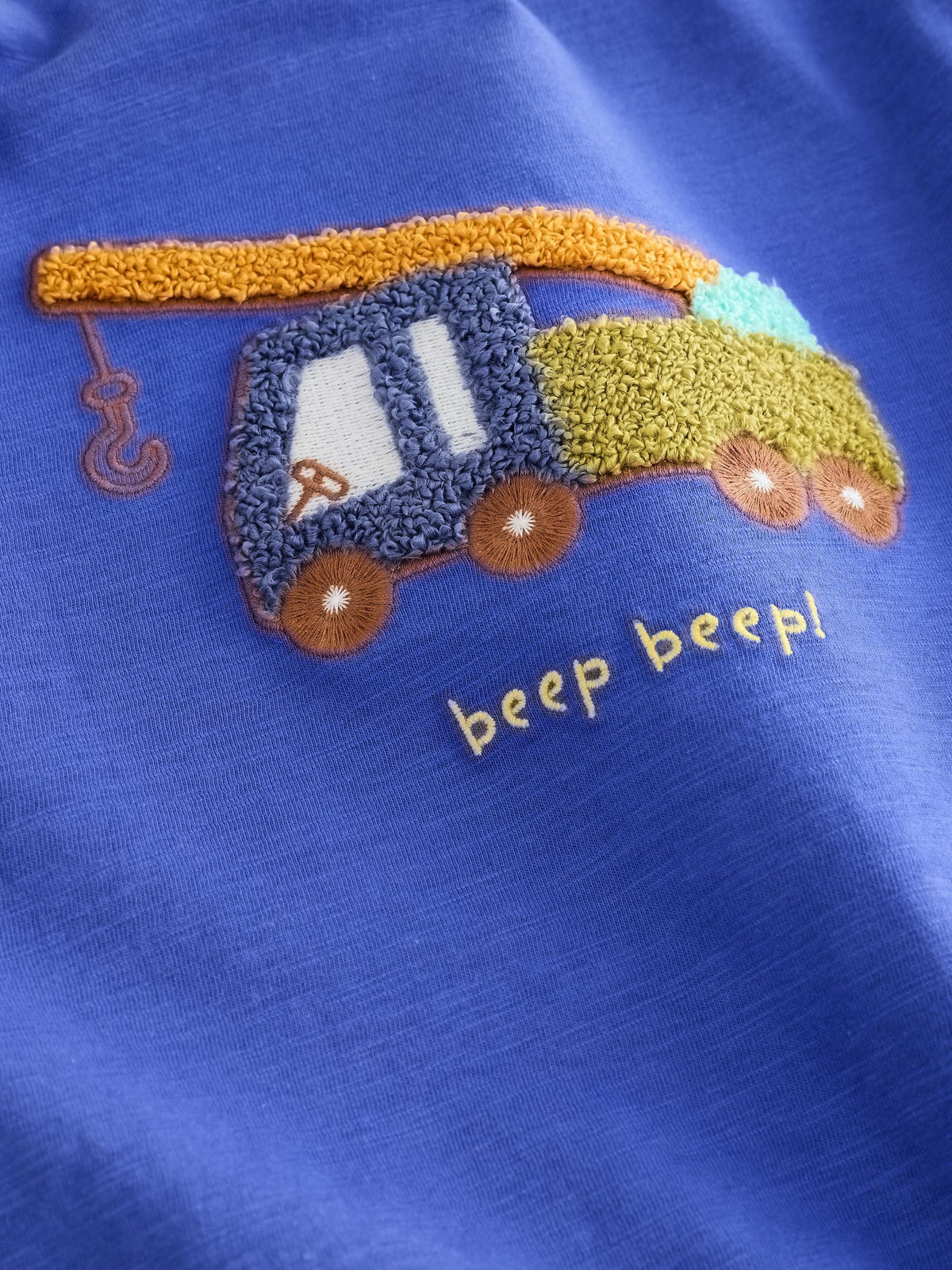 Brown/Yellow/Blue Diggers Oversized Pyjamas 3 Pack (9mths-8yrs)
