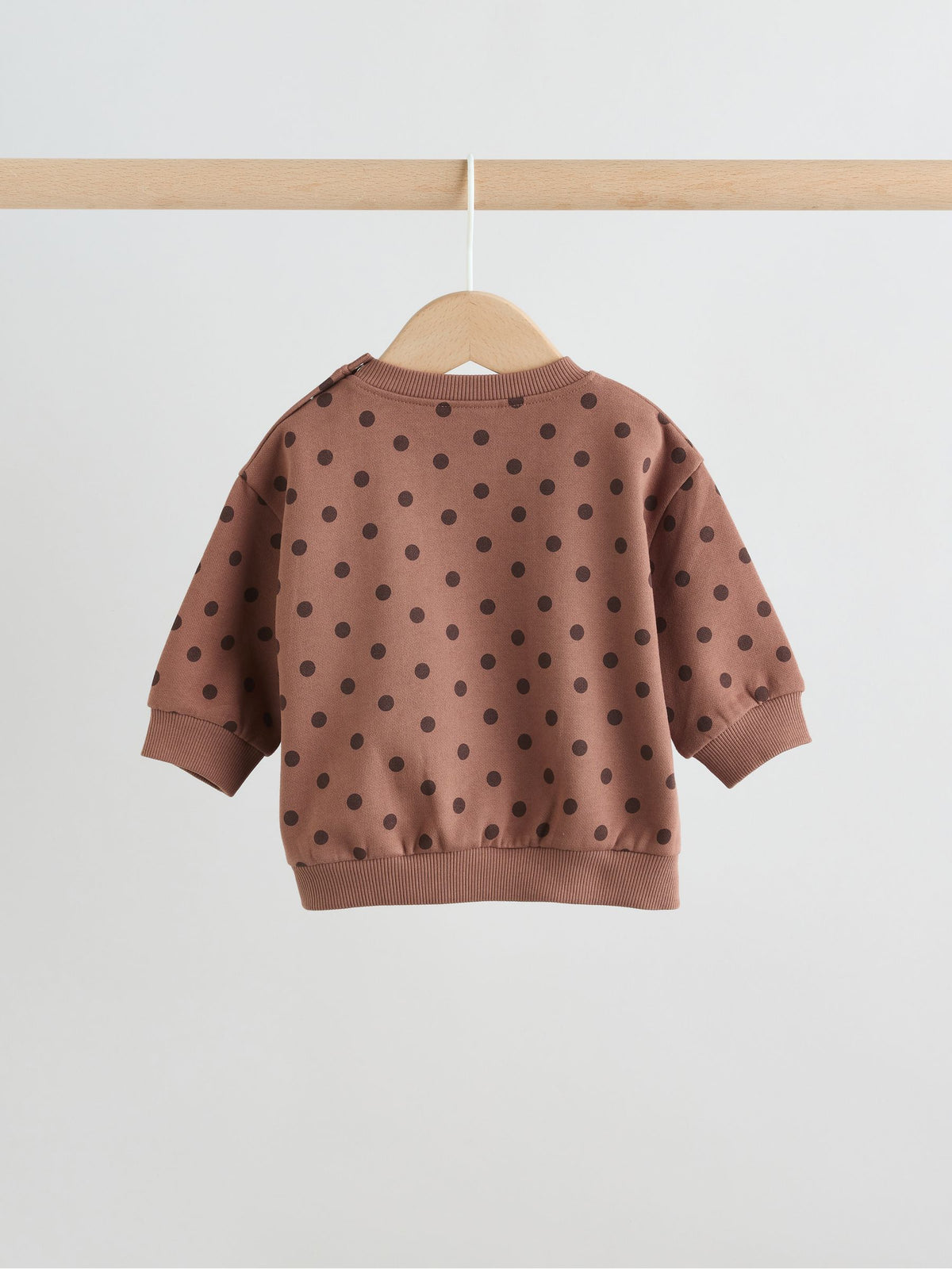 Chocolate Brown Spot Sweat Top and Leggings Set (0mths-2yrs)