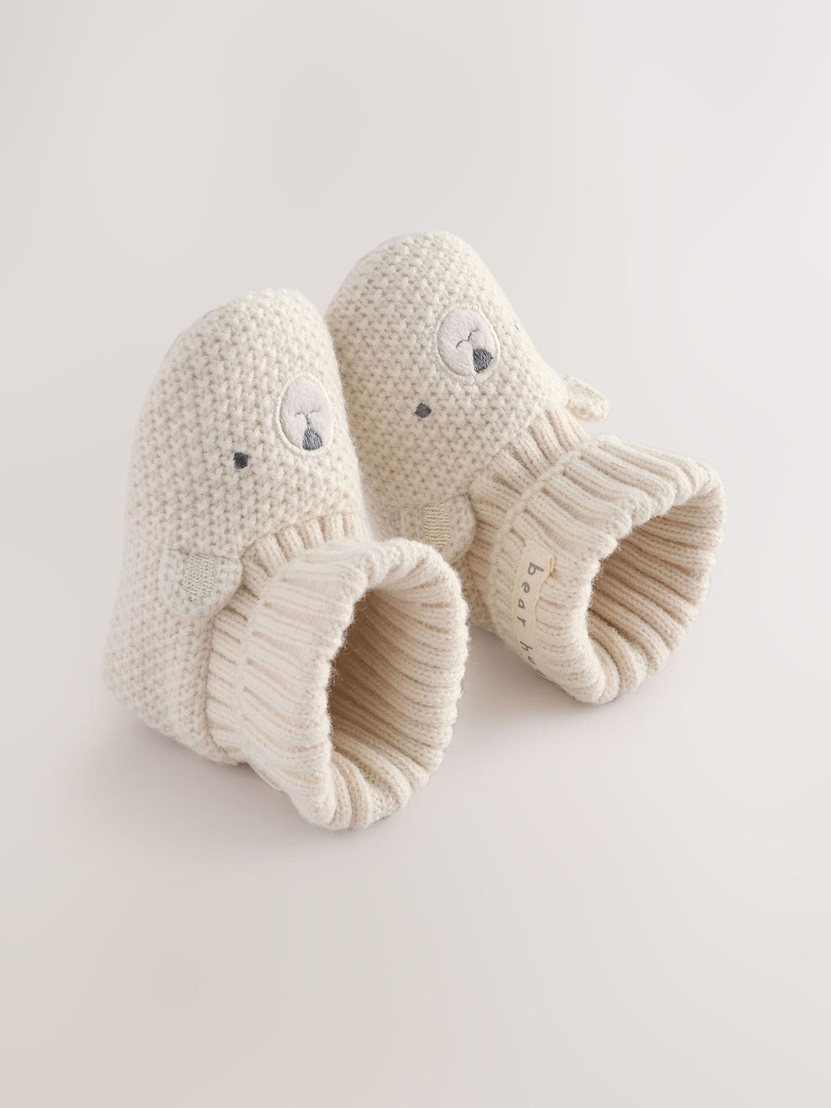 Neutral Bear Baby Sock Top Boot Shoes (0-18mths)