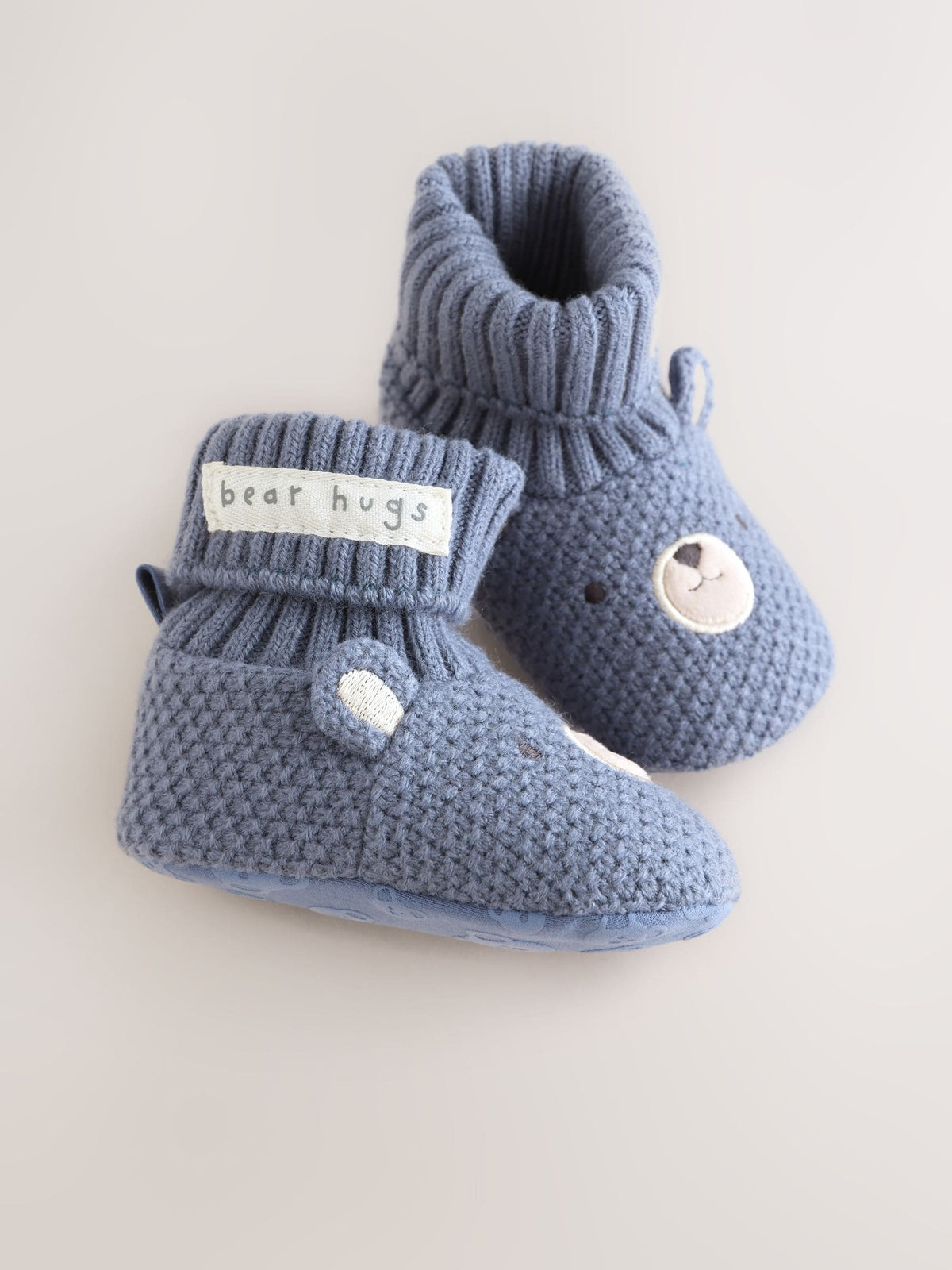 Blue Bear Baby Sock Top Boot Shoes (0-18mths)