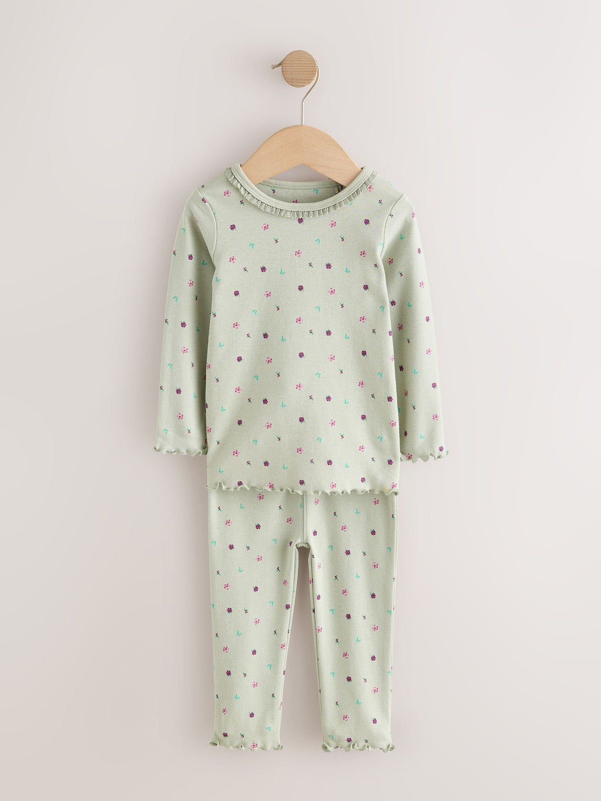 Purple/Green Snuggle Pyjamas 3 Pack (9mths-12yrs)