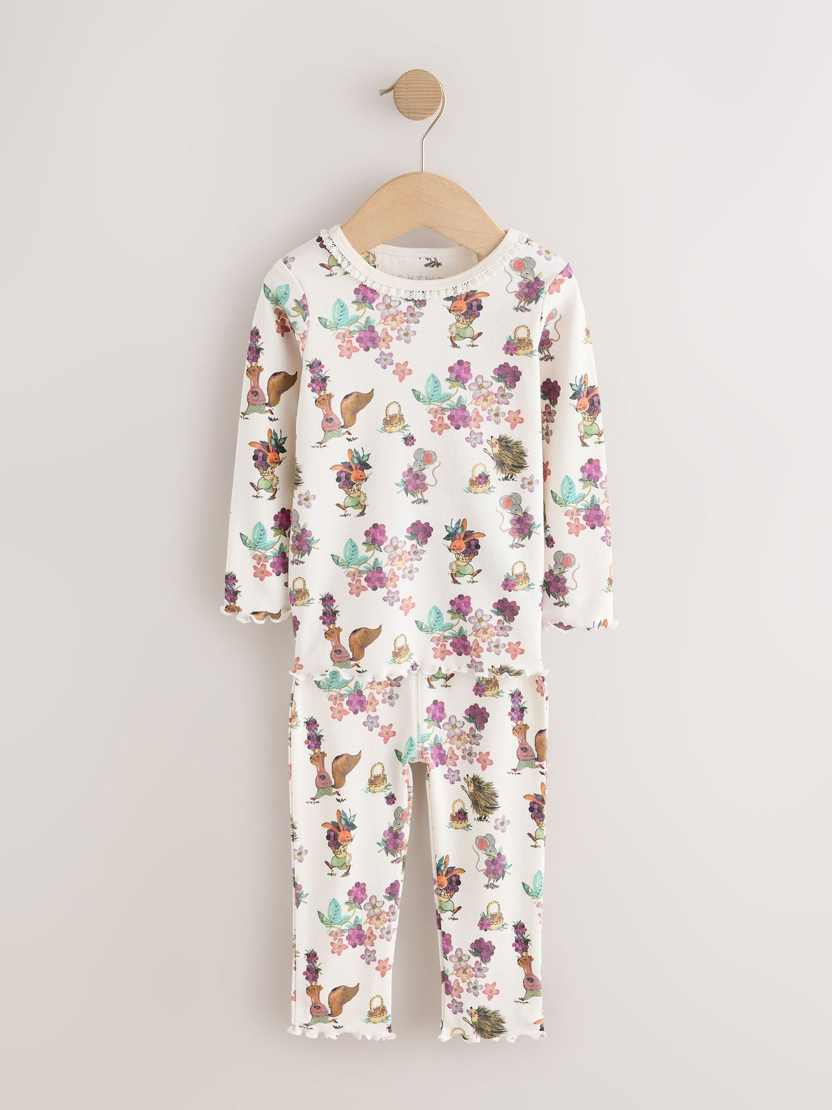 Purple/Green Snuggle Pyjamas 3 Pack (9mths-12yrs)