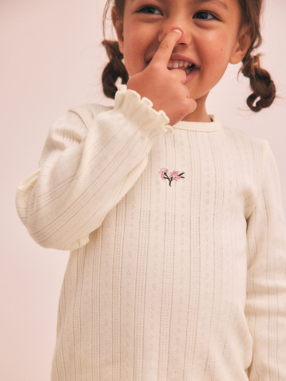 Pink Pointelle Jogger Pyjamas 2 Pack (9mths-12yrs)