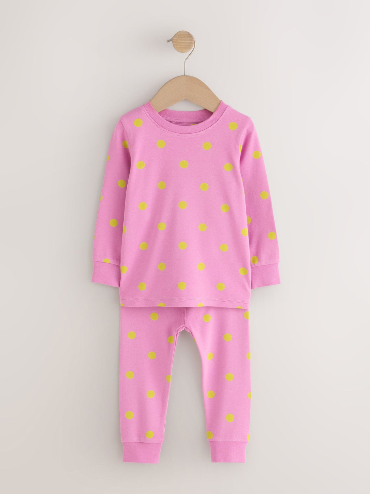 Purple and Orange Spot Snuggle Pyjamas 3 Pack (9mths-12yrs)