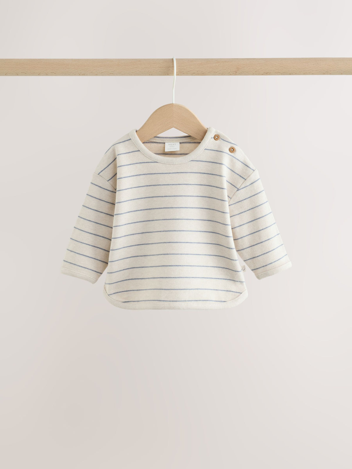 Blue/Cream Stripe Top and Leggings Baby Set (0mths-2yrs)