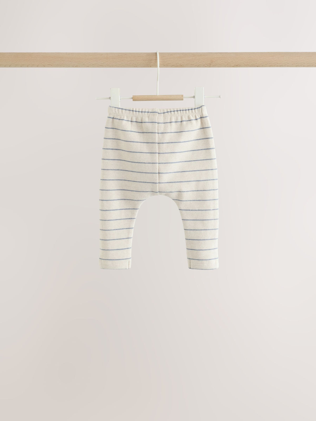 Blue/Cream Stripe Top and Leggings Baby Set (0mths-2yrs)