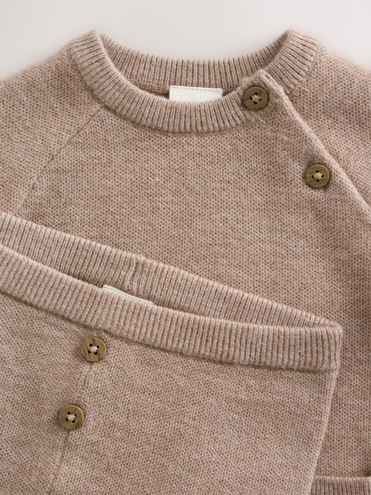 Neutral Knitted Jumper and Leggings Baby Set (0mths-2yrs)