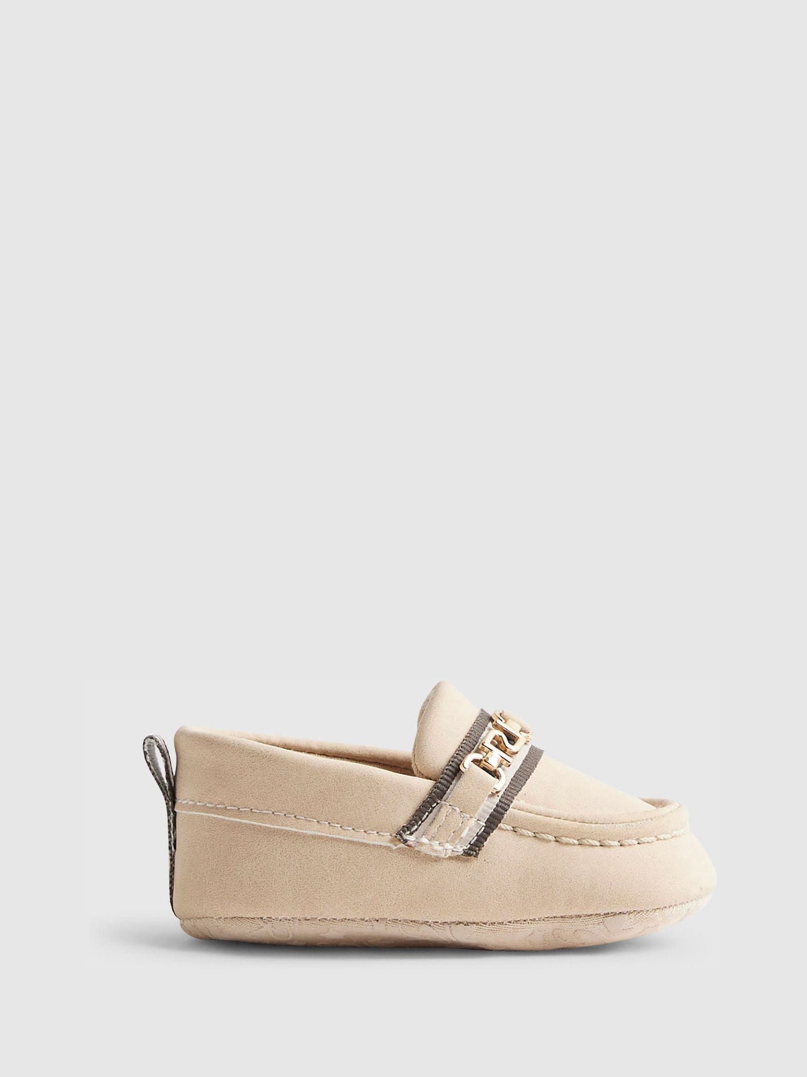 River Island Brown Smart Buckle Loafers