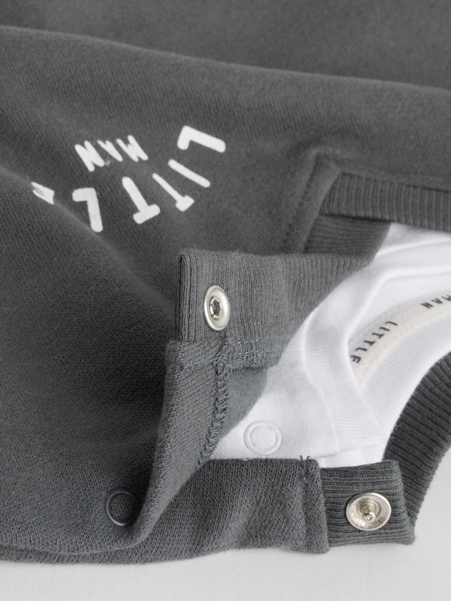 Grey Little Man Baby Gilet Top and Leggings Set (0mths-2yrs)