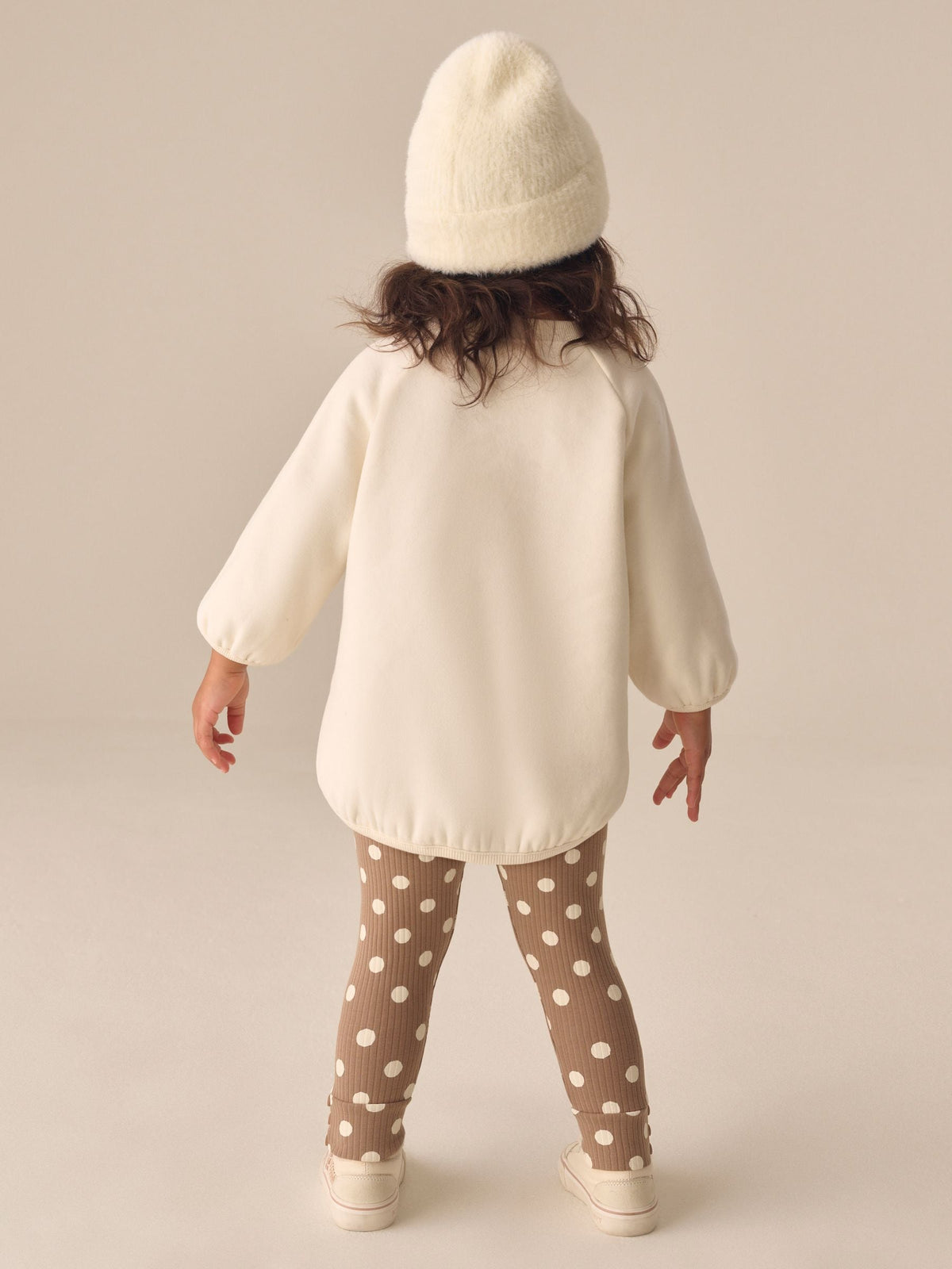 Cream Spot Sweatshirt and Leggings Set (3mths-7yrs)