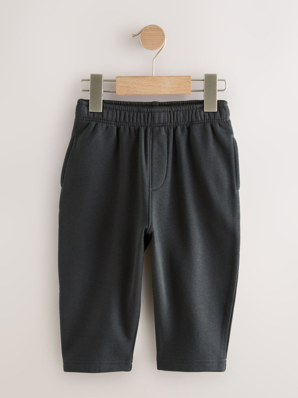 Black/ Charcoal Grey 3 Pack Wide Leg Jersey Joggers (3mths-7yrs)