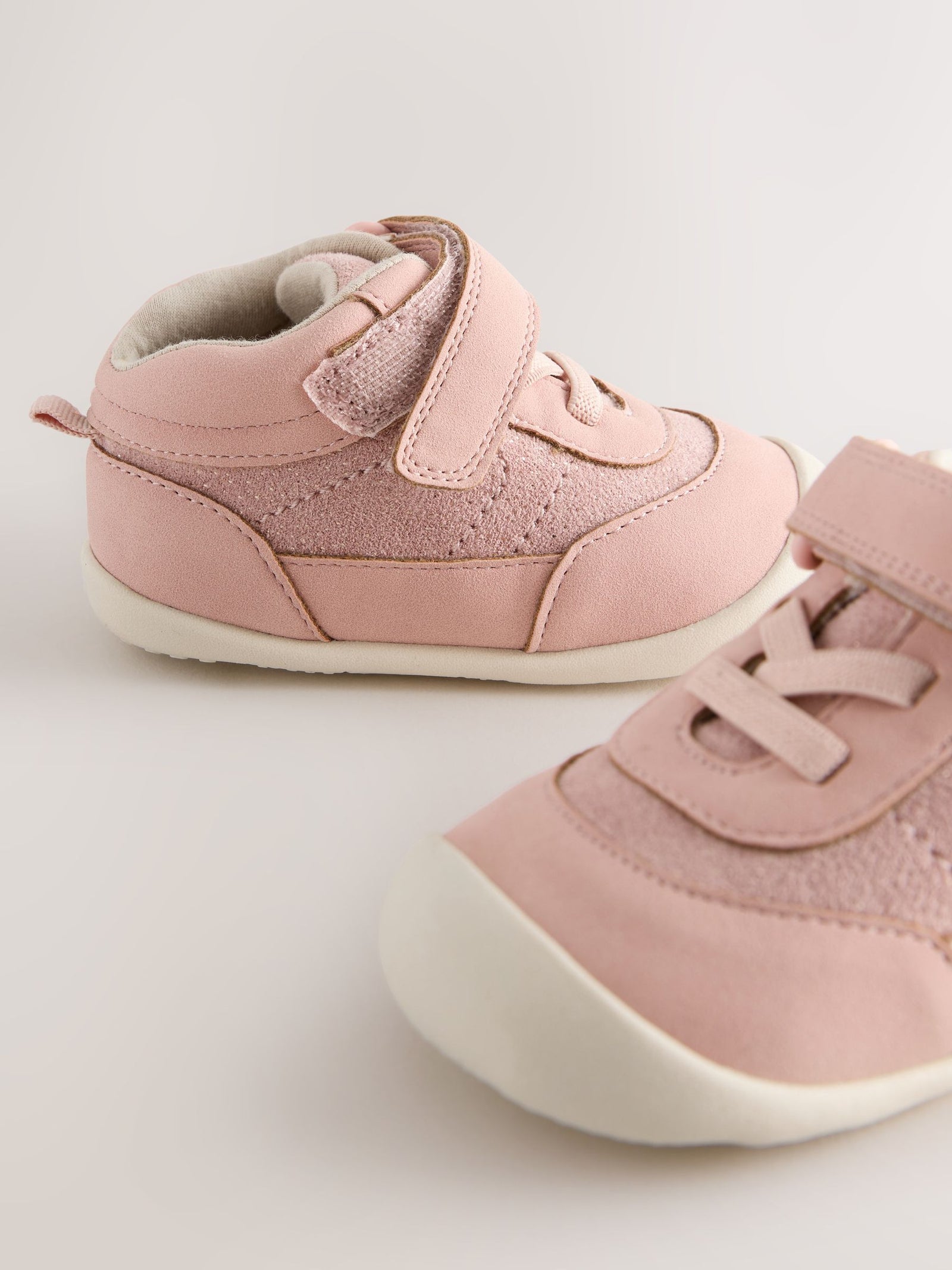 Pink Crawler High Top Trainers