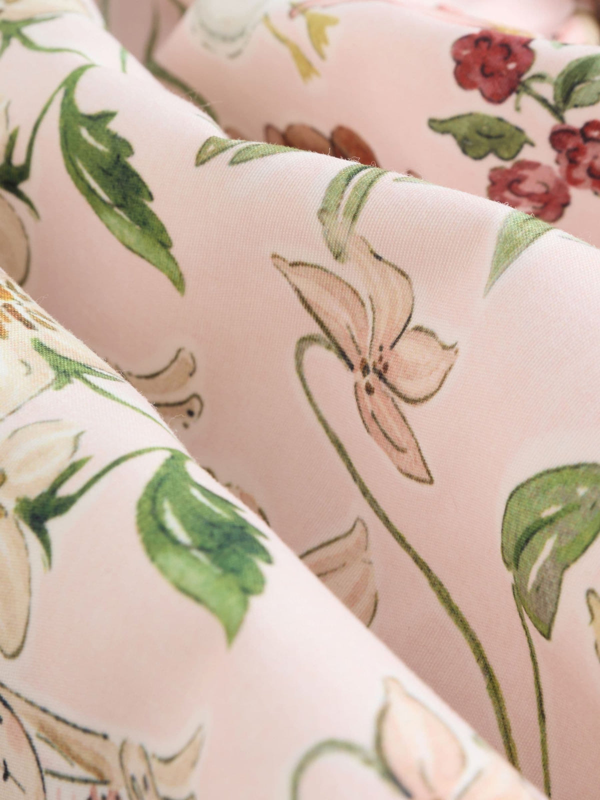 Pink Floral All-Over Printed Double Zip Baby Hooded Pramsuit (0mths-2yrs)