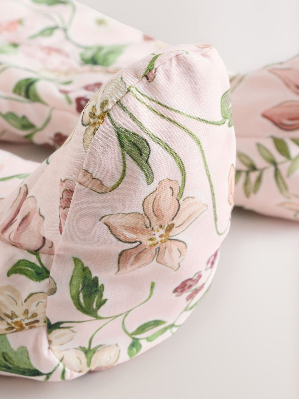 Pink Floral All-Over Printed Double Zip Baby Hooded Pramsuit (0mths-2yrs)