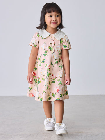Baker by Ted Baker Lace Collared Ponte Dress