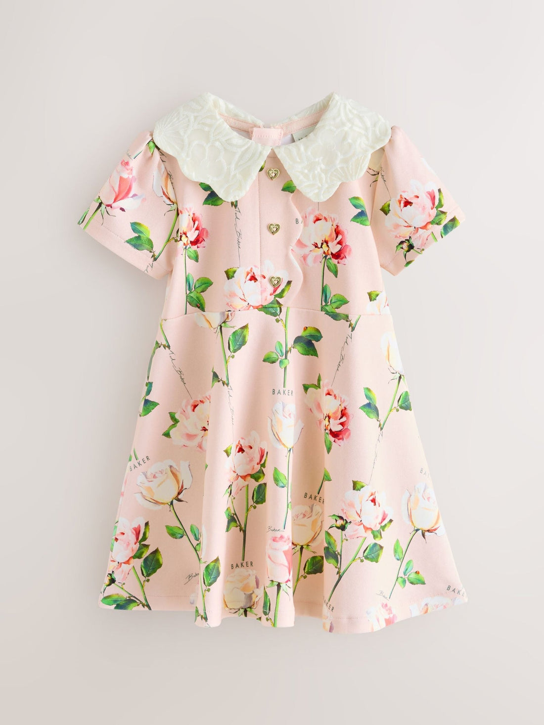Baker by Ted Baker Lace Collared Ponte Dress