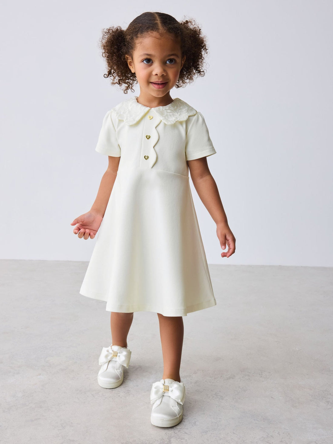 Baker by Ted Baker Lace Collared Ponte Dress