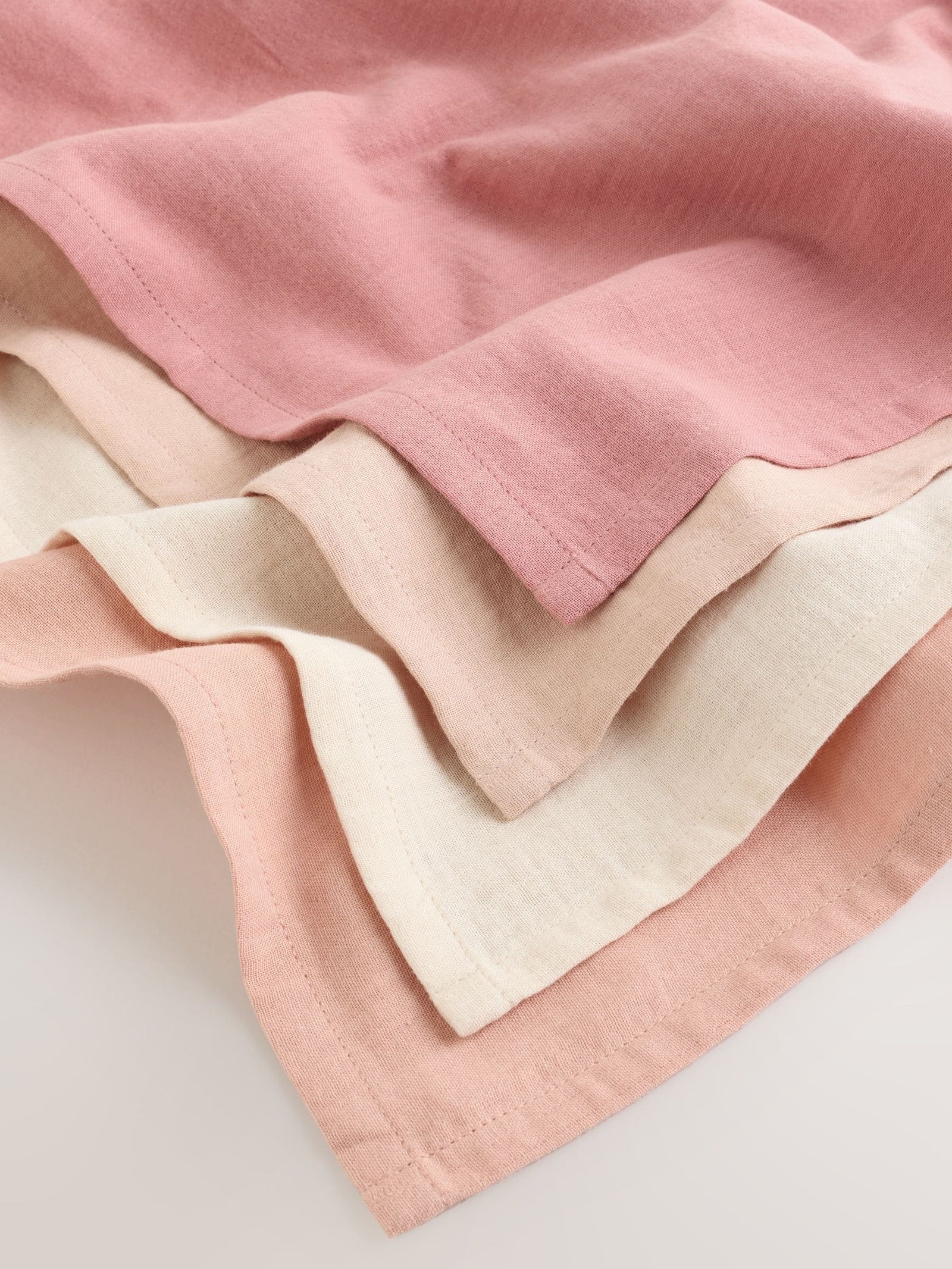 Pink Baby Muslins Cloths 4 Pack