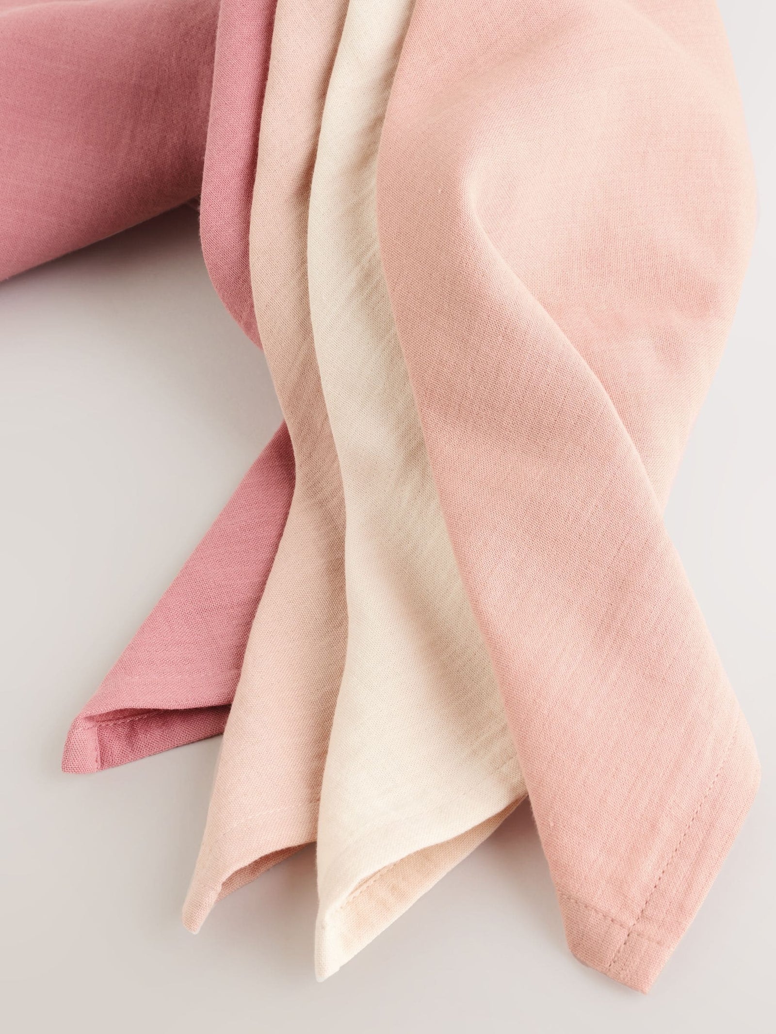 Pink Baby Muslins Cloths 4 Pack