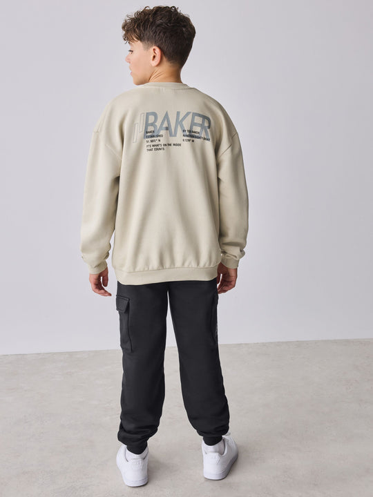 Baker by Ted Baker Sweatshirt and Cargo Joggers Set