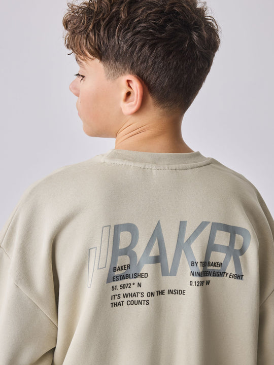 Baker by Ted Baker Sweatshirt and Cargo Joggers Set