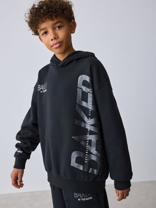 Baker by Ted Baker Oversized Graphic Hoodie and Joggers Set