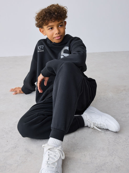 Baker by Ted Baker Oversized Graphic Hoodie and Joggers Set