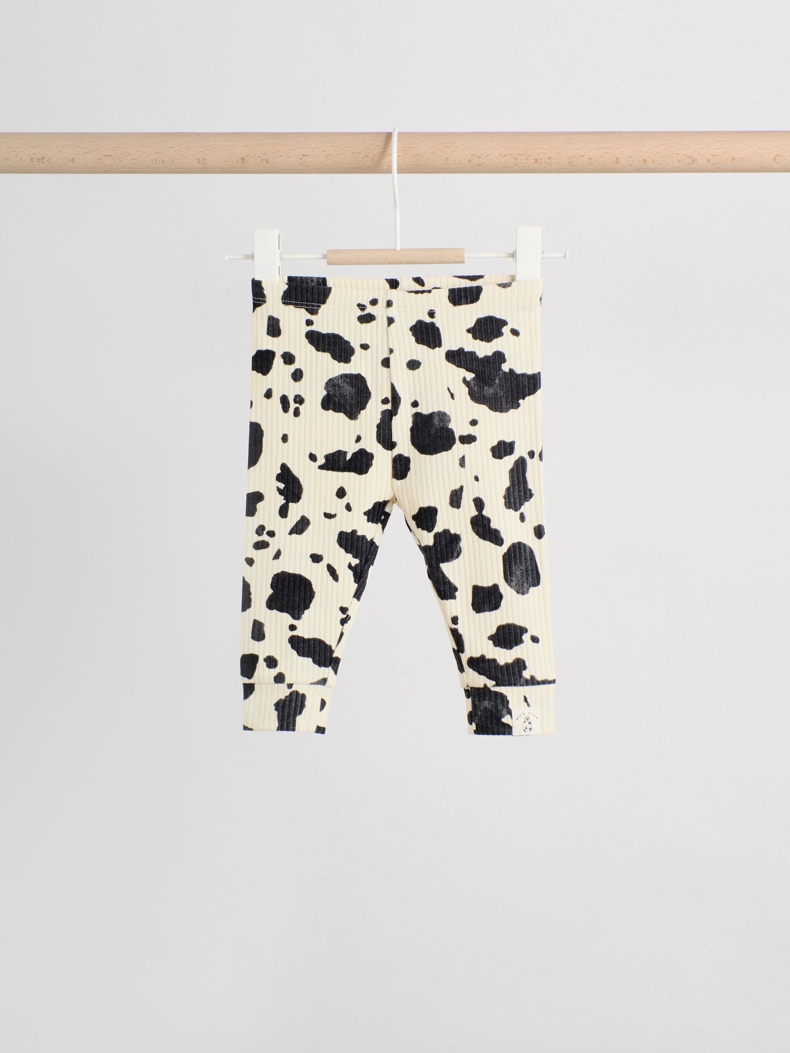 Neutral/Cow Milk Club Printed Sweat and Leggings Baby Set (0mths-2yrs)