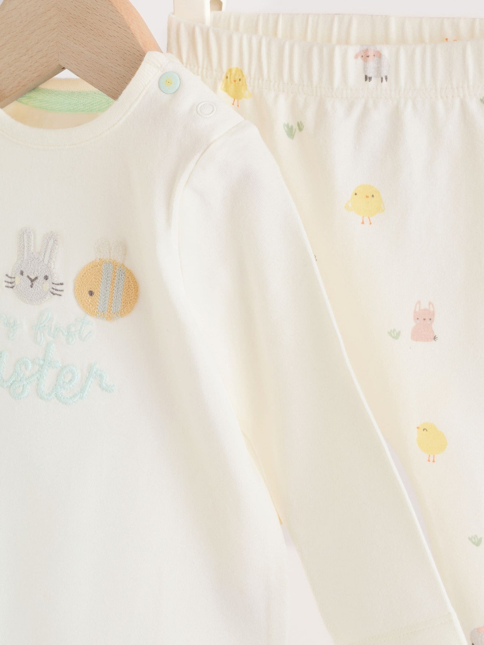 My First Easter White T-Shirt and Leggings Baby Set (0-18mths)