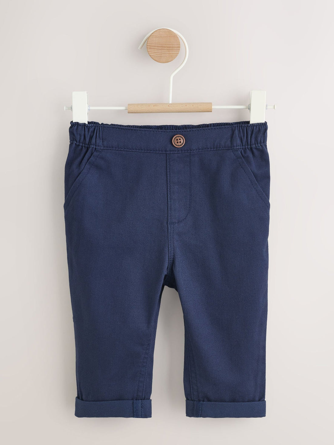 Navy Baby Chino Trousers (0mths-2yrs)