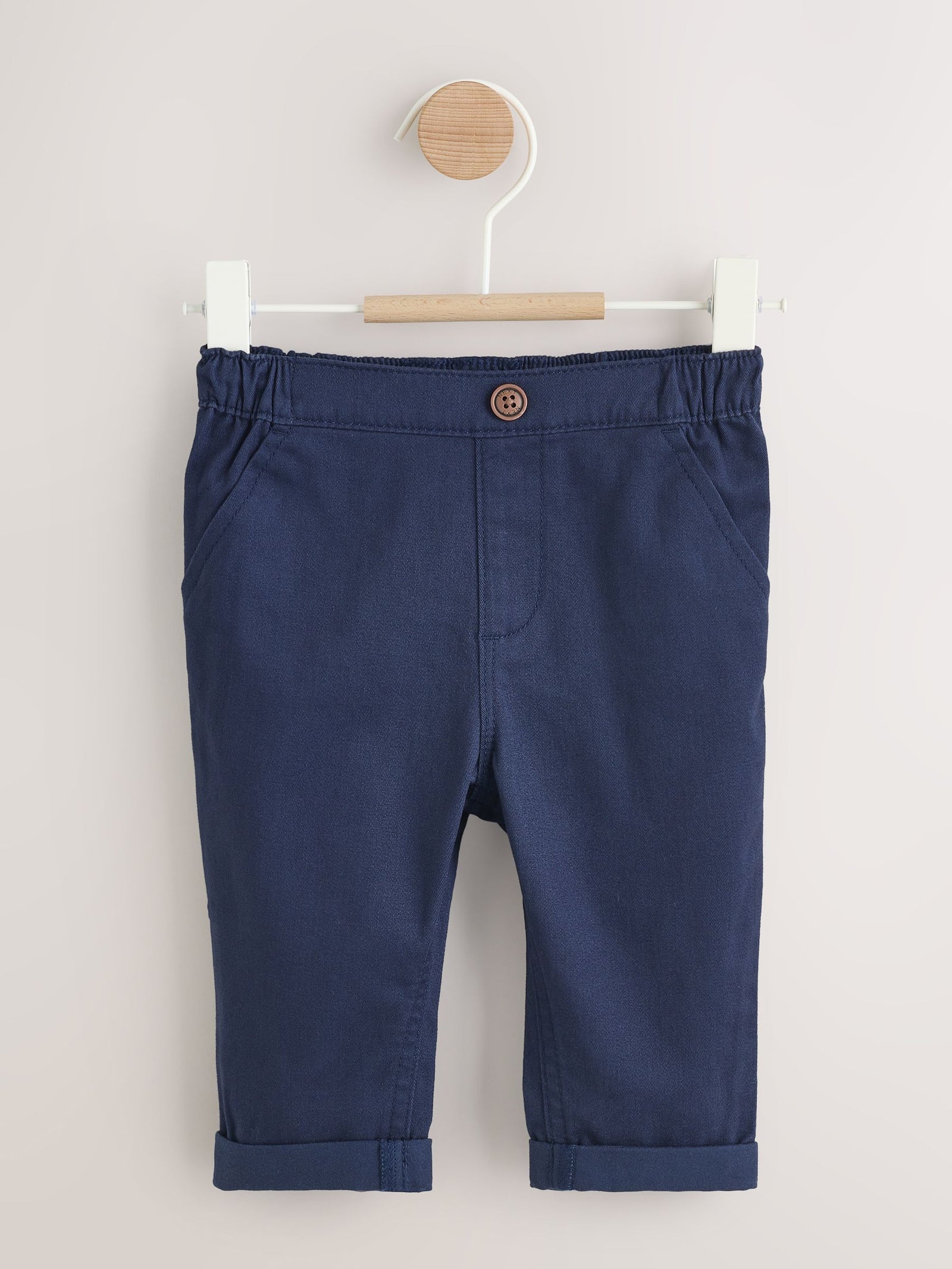 Navy Baby Chino Trousers (0mths-2yrs)