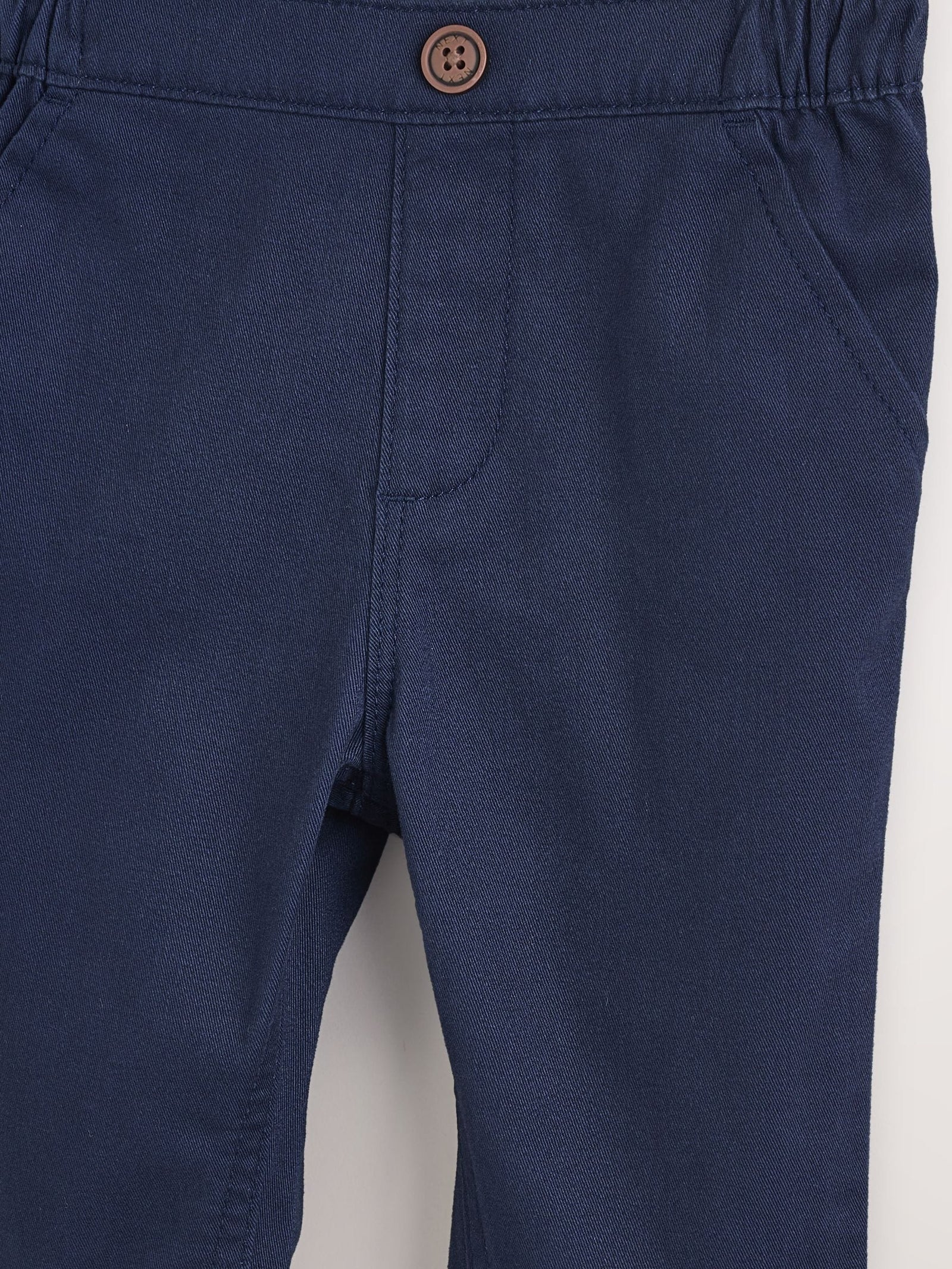 Navy Baby Chino Trousers (0mths-2yrs)