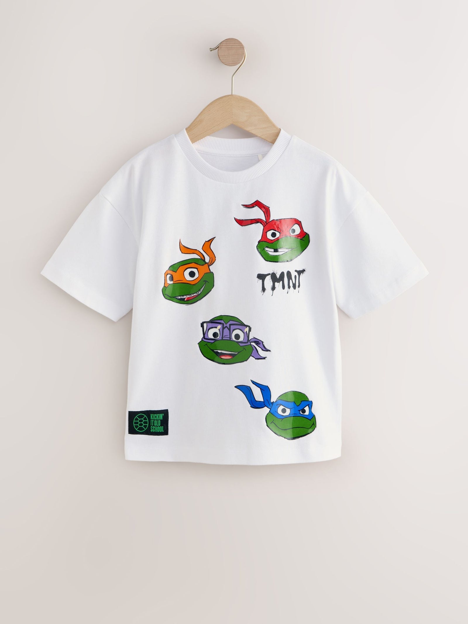 White Teenage Mutant Ninja Turtles T-Shirt (3-16yrs)