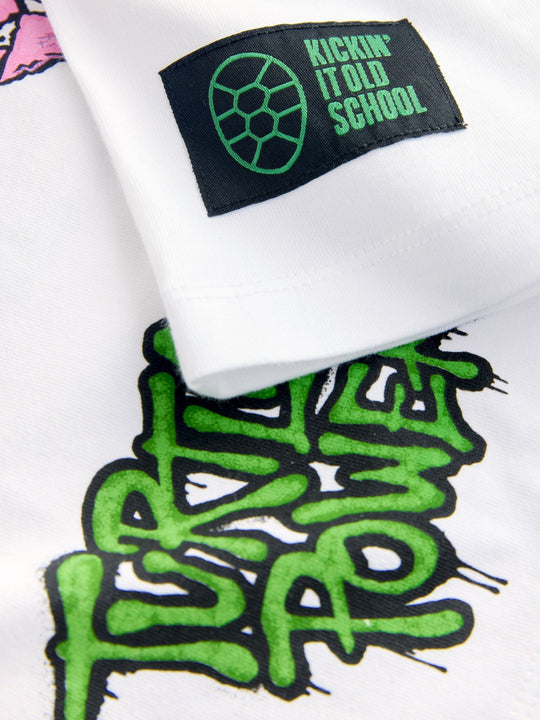 White Teenage Mutant Ninja Turtles T-Shirt (3-16yrs)