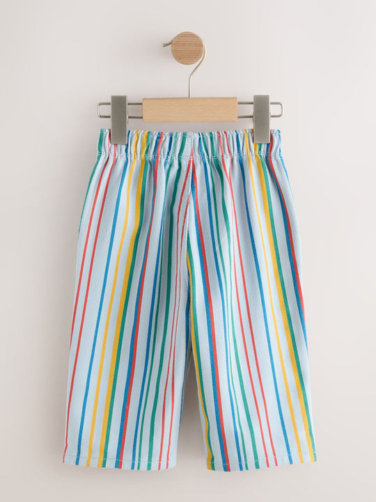 Multi Stripe Pull On Wide Trousers (3mths-7yrs)